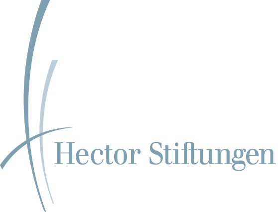 Logo der Hector Stifungen: feine blau Schrift 